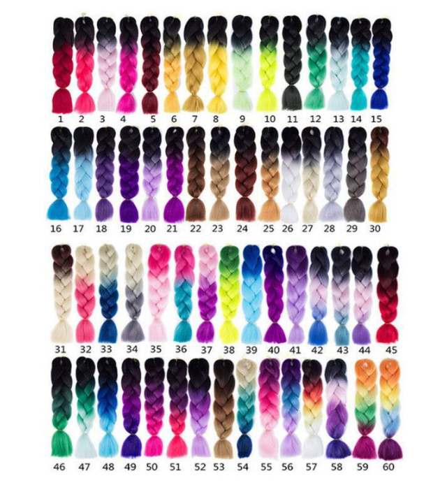 Pelucas, Trenzas, Piezas de Cabello Sintético